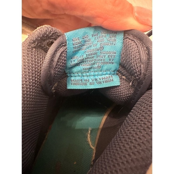 Nike Dunks, light bone, diffused blue youth size 5 1/2 Authentic - Picture 6 of 10